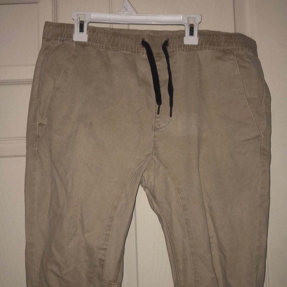 Men Khaki joggers bullhead